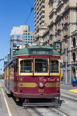 Plakat City Circle Tram on Spring Street