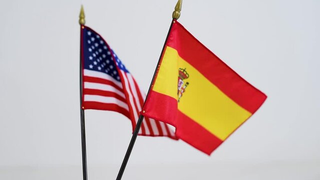 A flag waving in the wind