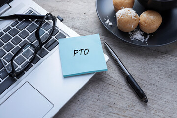 PTO or Paid TIme Off concept