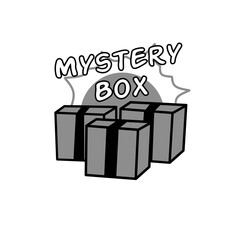 Mystery box illustration art