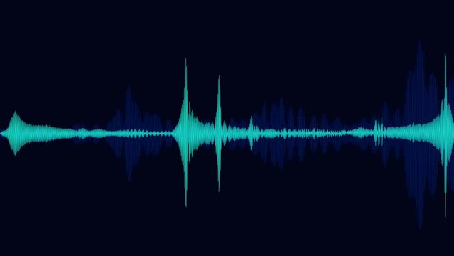 Waveform Audio Sound waves moving. volume audio frequency wave spectrum. music, audio volume digital pulse. podcast, audiobook, karaoke. digital audio spectrum sound wave. sound wave visualization
