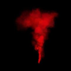 Red smoke background