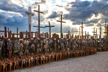 mountain of crosses