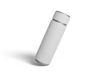 Thermos stainless steel mockup