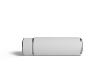 Thermos stainless steel mockup
