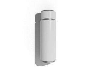 Thermos stainless steel mockup
