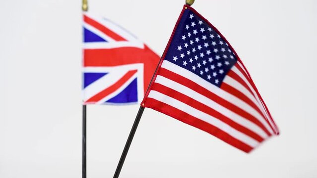A flag waving in the wind