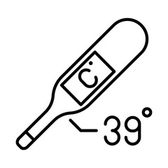 High fever icon