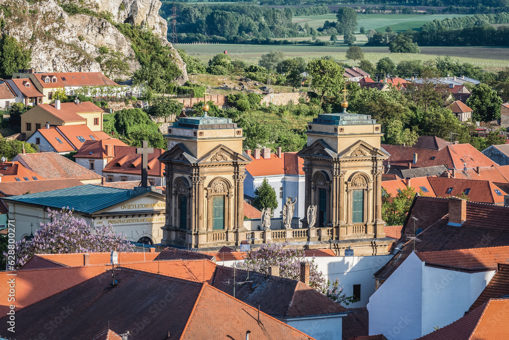 Wall mural Dietrichstein tomb in Old Town of Mikulov town in Czech Republic