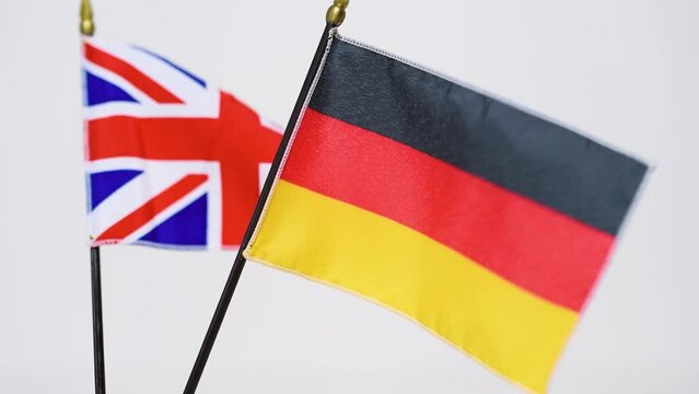 A flag waving in the wind
