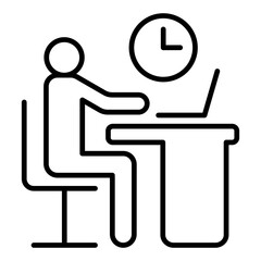 Fototapeta premium Work icon