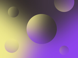 Gradient circle abstract ppt background