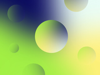 Gradient circle abstract ppt background