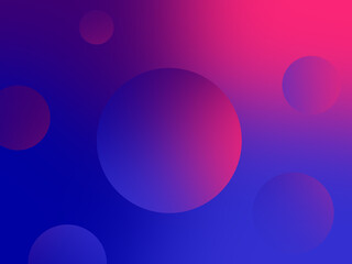 Gradient circle abstract ppt background