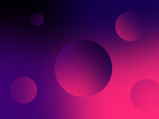 Gradient circle abstract ppt background