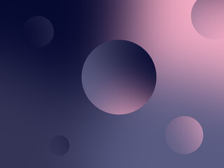 Gradient circle abstract ppt background