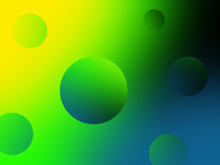 Gradient circle abstract ppt background