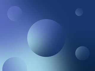 Gradient circle abstract ppt background