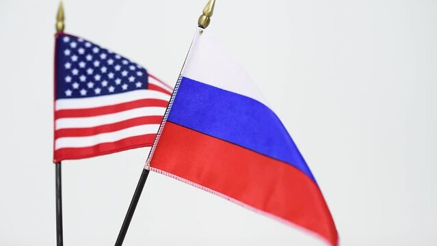 A flag waving in the wind