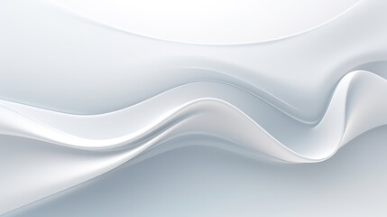 Abstract white background with smooth line