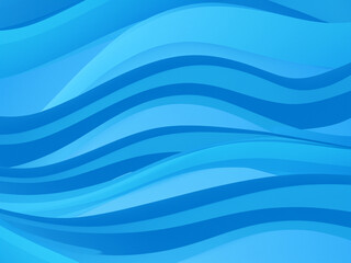 Fototapeta premium Blue illustration abstract background and wallpaper