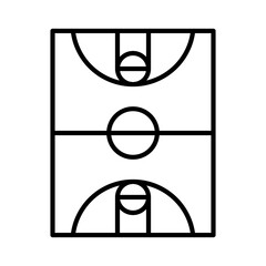 Basketball court icon © North