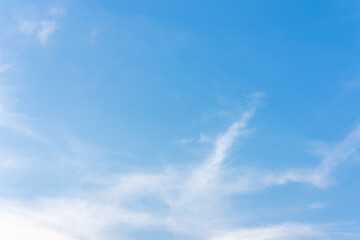 Fototapeta na wymiar Blue sky and white clouds in the sky