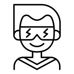 Super hero icon