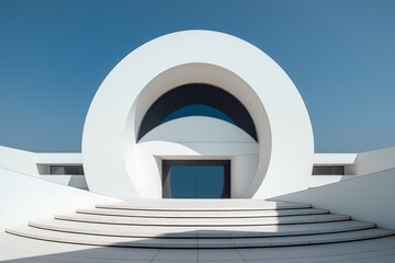 Otherworldly Minimalist Architecture Design Photo