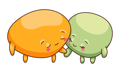 Cute Monster Ball Character Sticker