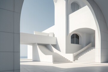 Otherworldly Minimalist Architecture Design Photo