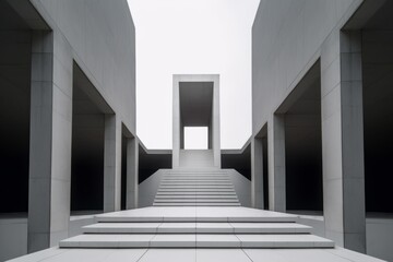 Otherworldly Minimalist Architecture Design Photo