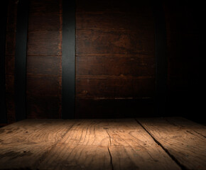 background of barrel shape, free, empty, space. High quality photo