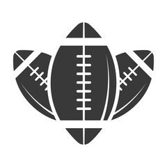 American football Vector, Rugby Vector, Rugby illustration, American football silhouette, Football Line Art, Sports illustration, American Ball, Football silhouette, silhouette, Game vector, Game