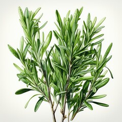 Obraz premium Clipart Rosemary Sprigs