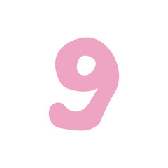 Bubble alphabet illustration