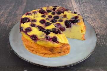 Homemade Blueberry Yogurt Cake