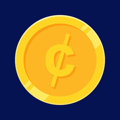Cent Coin Gold Dollar Money Cent Vector