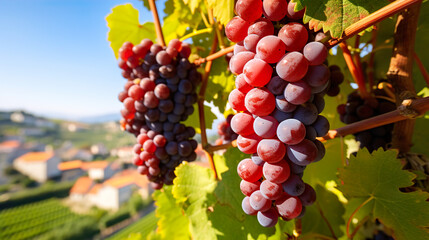 Scenic European Vineyard