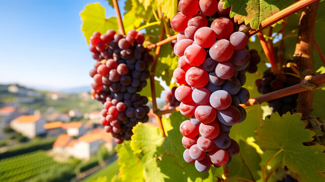 Scenic European Vineyard