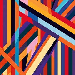 Obraz premium Sleek Op Art Geometric Design Graphic