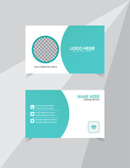 Best Business card  design. Modern and  Creative business card  design.  Vector illustration design.