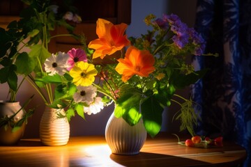 Summer Themed Flora Arrangement Portrait