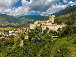 Fototapeta premium Schloss Churburg bei Schluderns