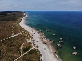 Bunker am Vigsö Strand/Dänemark