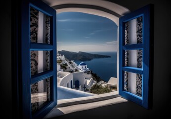 Windows to Santorini
