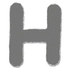 Cute chalk paint alphabet 