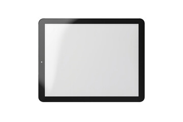 Tablet in Transparent Background - Empty Space Inside. AI