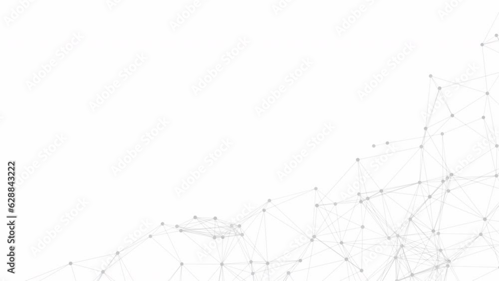 Poster Abstract geometric background. Plexus mesh backdrop. 