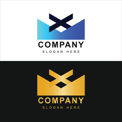 abstract geometric logo design perfect for business company logo